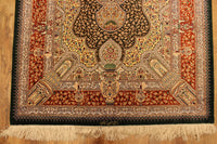 Persian silk carpet No. 16