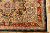 Persian silk carpet No. 16